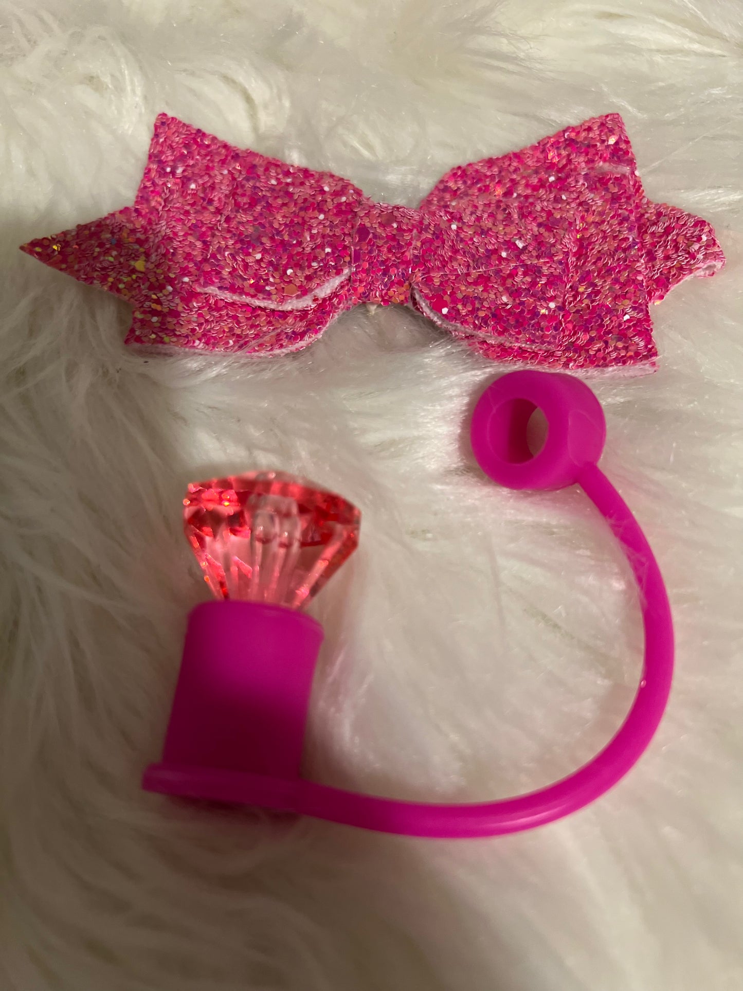 Bow & Topper Set Pink