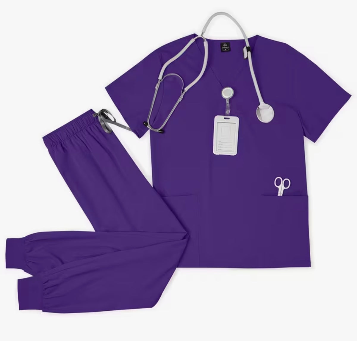 Slim Fit Scrubs Uniform Women Scrub ...
