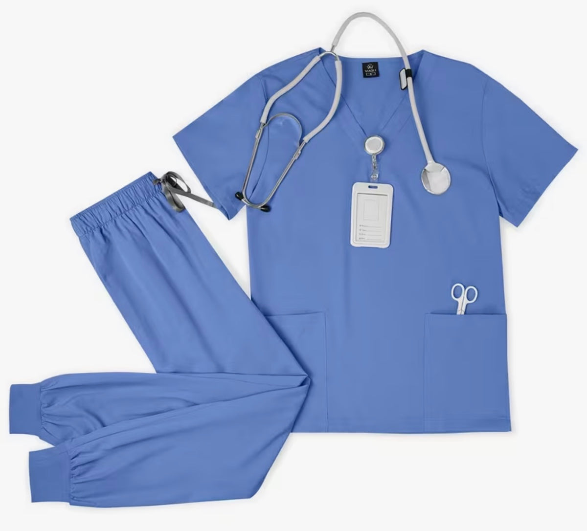 Slim Fit Scrubs Uniform Women Scrub ...
