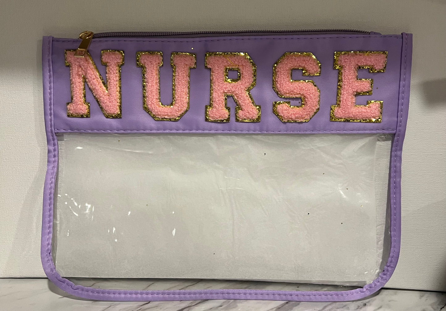 Clear Nurse Makeup Pouch