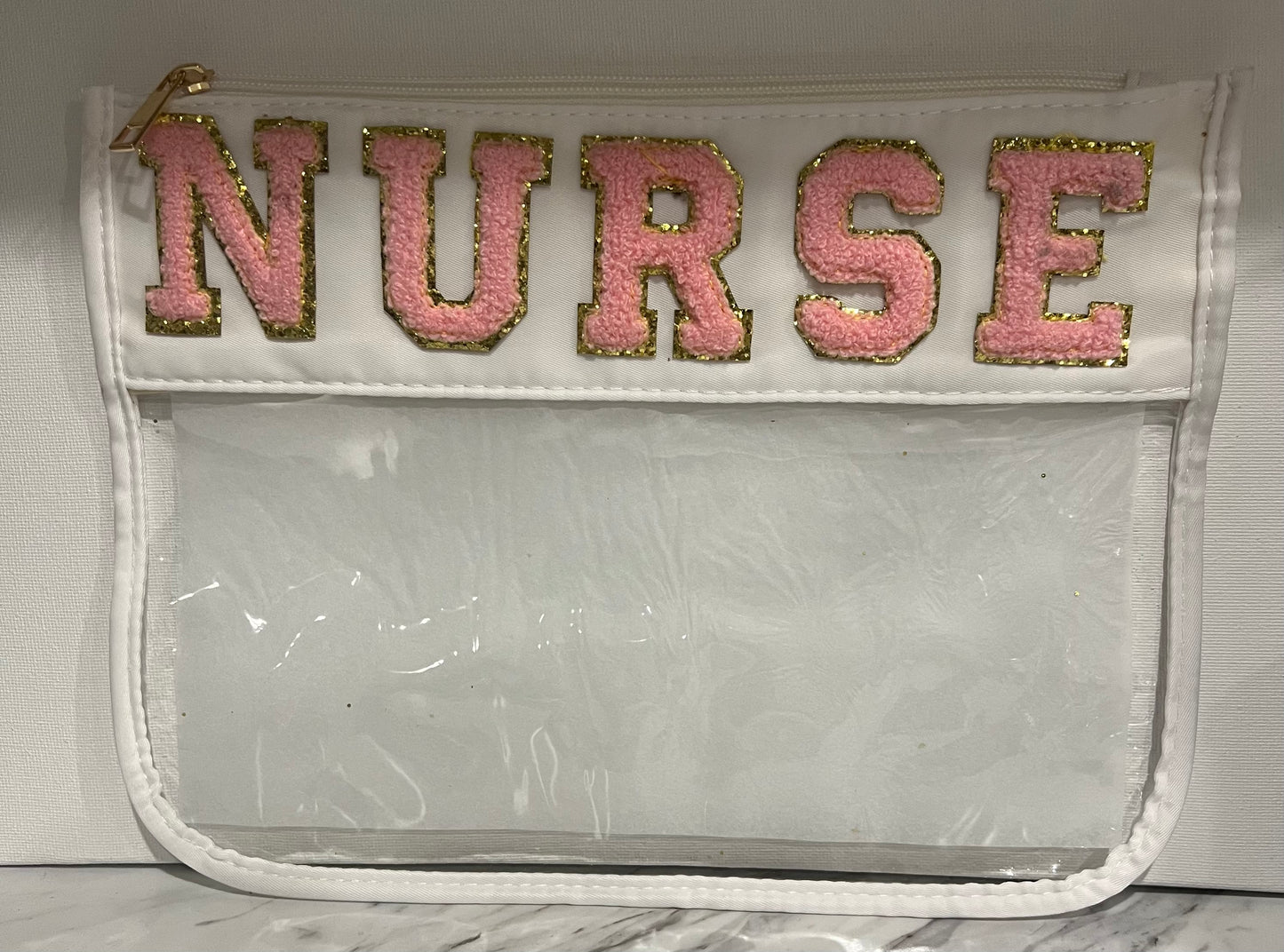 Clear Nurse Makeup Pouch