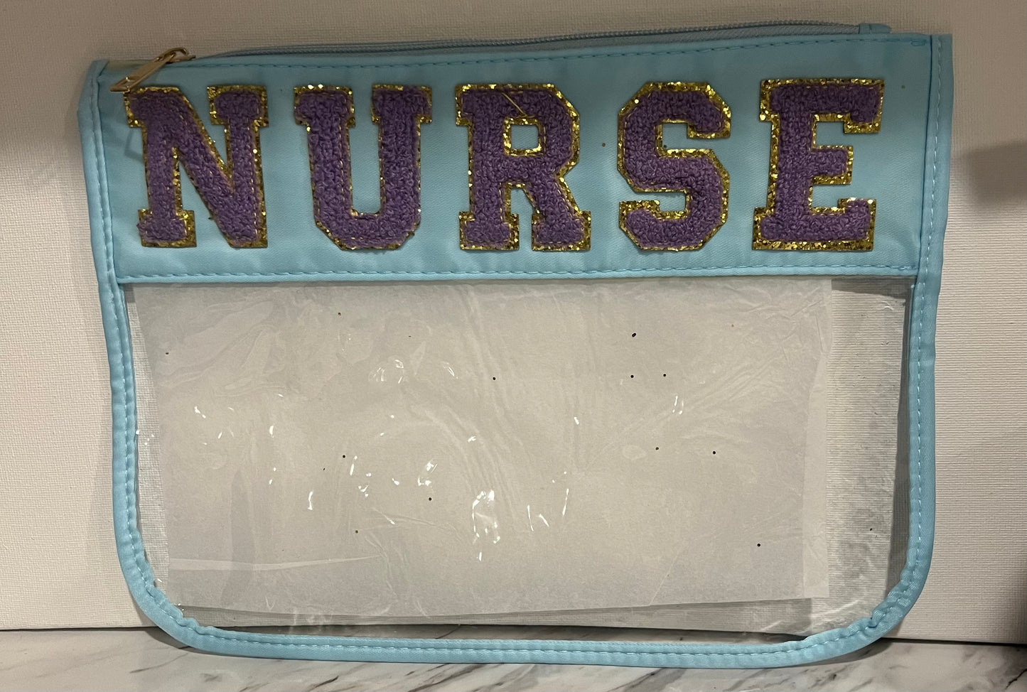 Clear Nurse Makeup Pouch