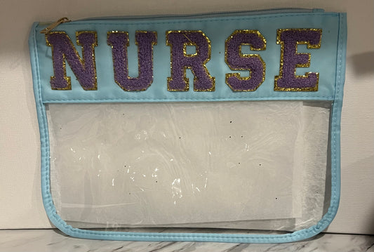 Clear Nurse Makeup Pouch
