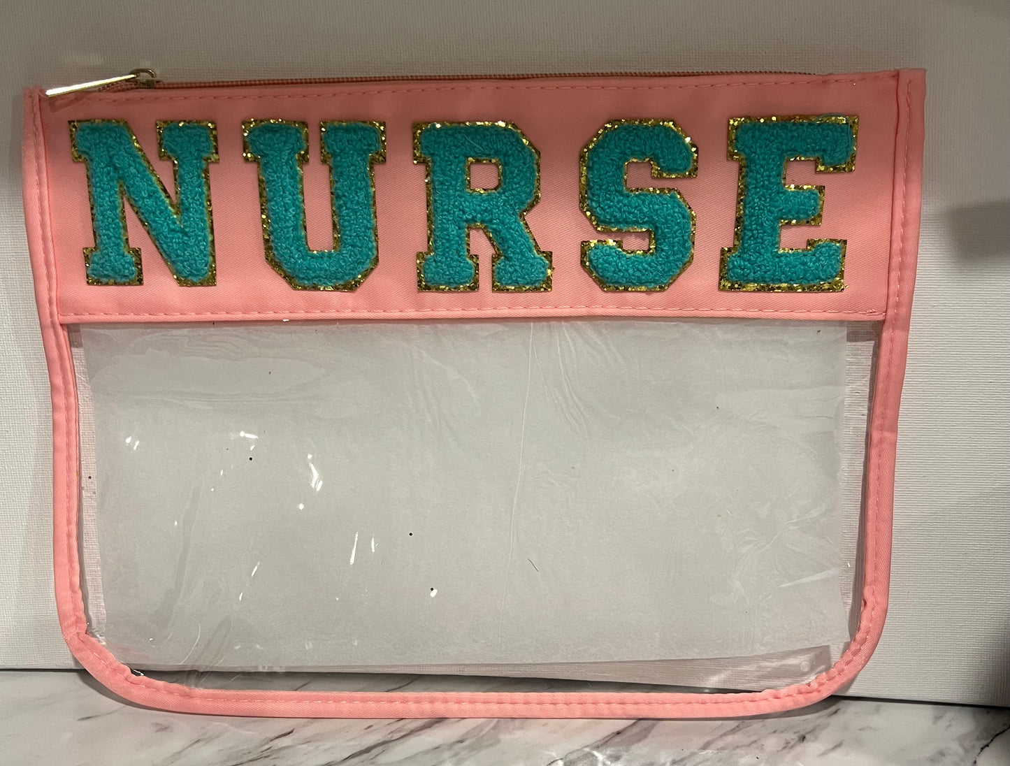 Clear Nurse Makeup Pouch
