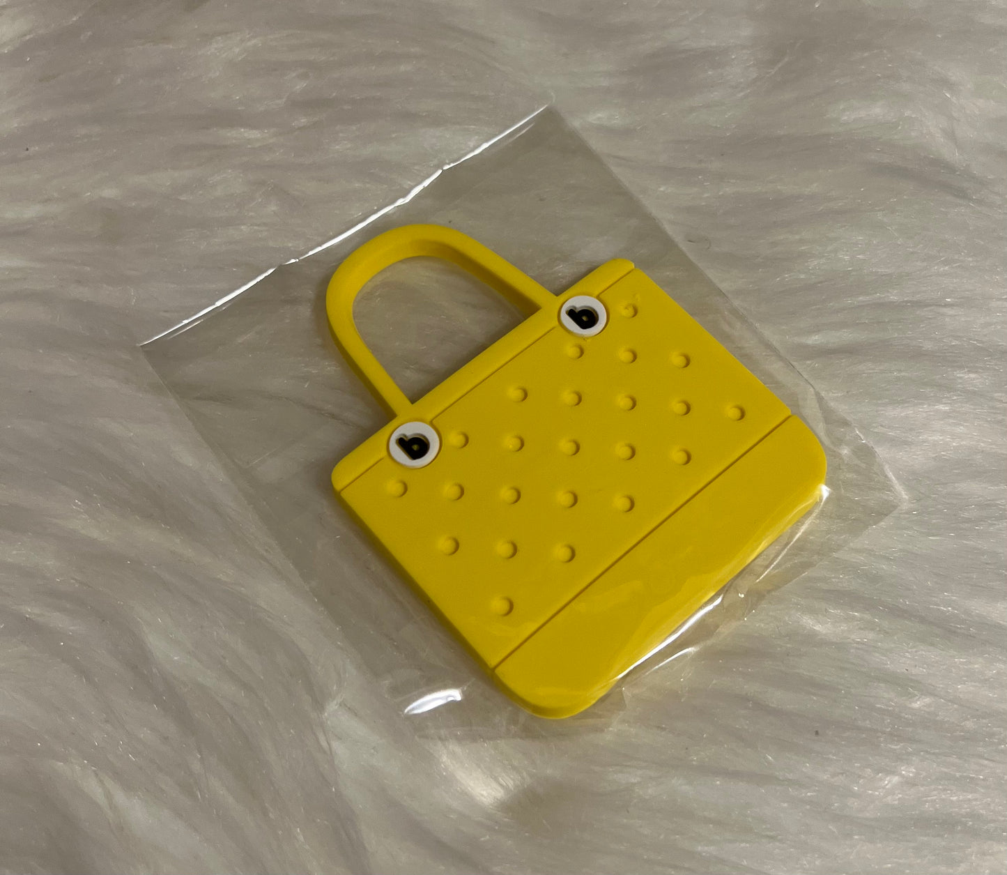 Yellow Mini Bag Charm